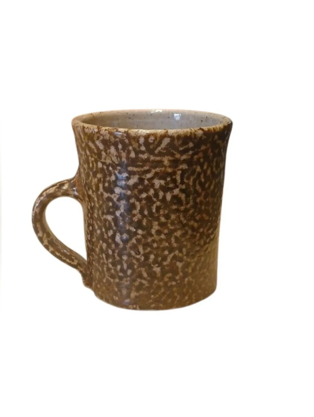 Stoneware Hand-Thrown | Rustic Salt Works Mug From Maine